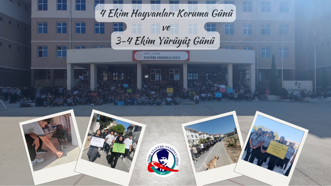 4 Ekim Hayvanları Koruma Günü ve 3-4 Ekim Yürüyüş Günü Etkinliğimiz